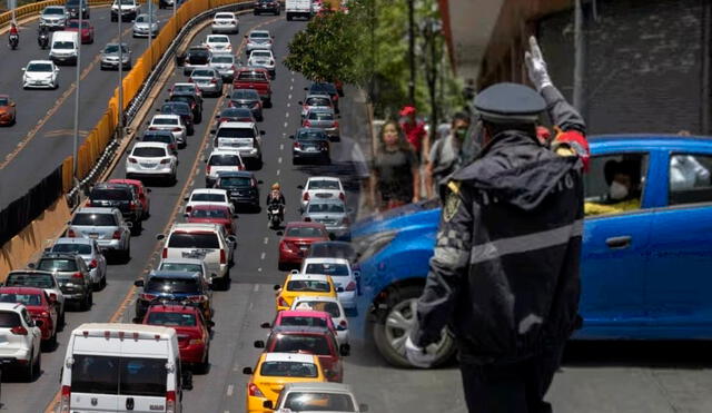 Hoy No Circula es una medida del Gobierno mexicano para mejorar la calidad del aire. Foto: Xacata México/ Getty Images/  Composición LR
