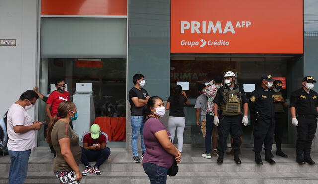 AFP prima sube su costo a 1,84%.  Foto: Andina