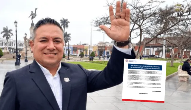 Alcalde de Trujillo fue criticado por otros políticos por sus expresiones sexistas. Foto: difusión-ANP/composición LR