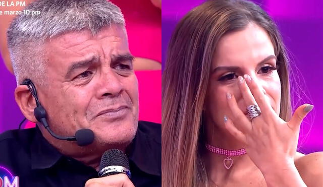 Alejandra Baigorria y su papá hablaron de sus problemas familiares en "Mande quien mande". Foto: composición LR/América TV. VIdeo: América TV