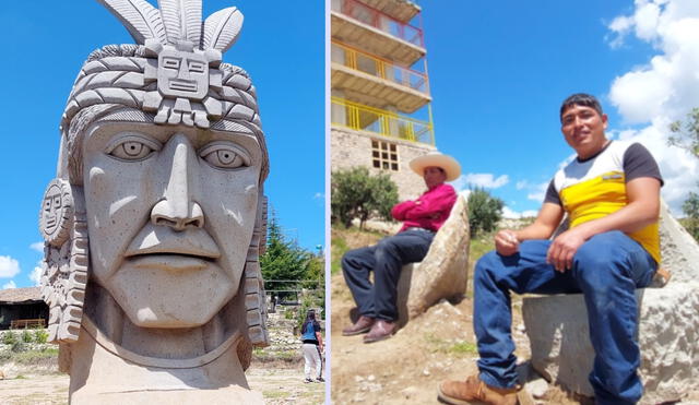 Estas esculturas representan un gran atractivo turístico en Cajamarca. Foto: Erwin Valenzuela/URPI-LR
