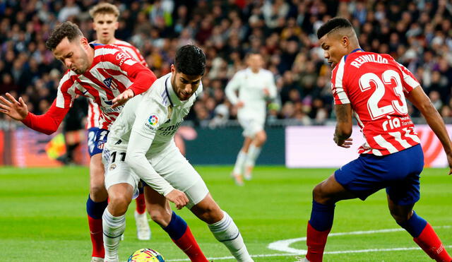 Real Madrid enfrentó al Atlético en el Bernabéu por LaLiga. Foto: EFE