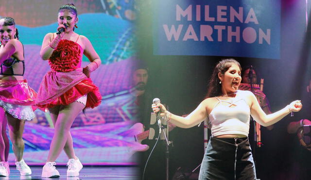 Milena Warthon ofrecerá un concierto en Lima. Foto: composición LR/capturas de YouTube/Instagram