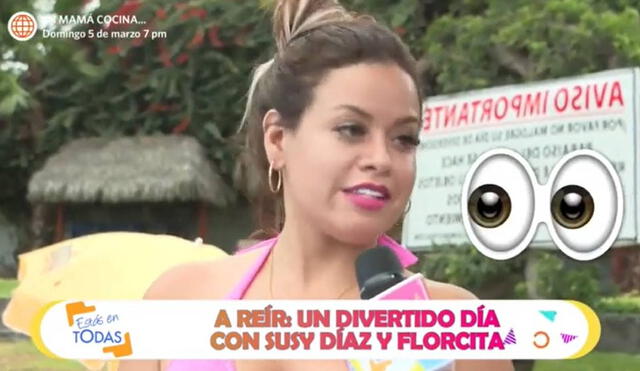 Florcita asegura que está soltera. Foto: captura de América TV