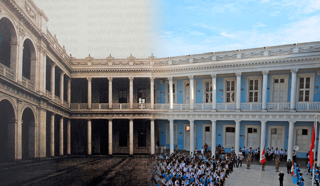 A casi dos siglos, este colegio público continúa dictando clases a alumnos de todo Lima. Foto: composición La República/Facebook Colegio Nuestra Señora de Guadalupe/Andina