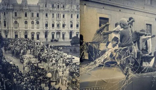 Fue tan grande el carnaval en Lima que llegó a ser el mejor de Sudamérica por años, más que la fiesta del Rio de Janeiro, en Brasil. Foto: Lima Antigua