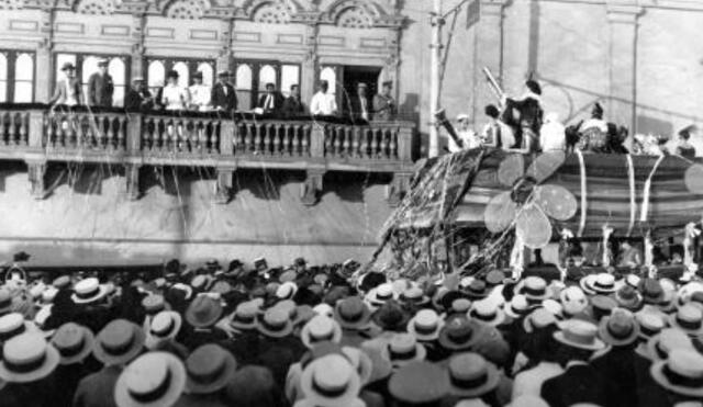 Estas festividades se ejecutaban durante el gobierno del expresidente Augusto Bernardino Leguía. Foto: Lima Antigua