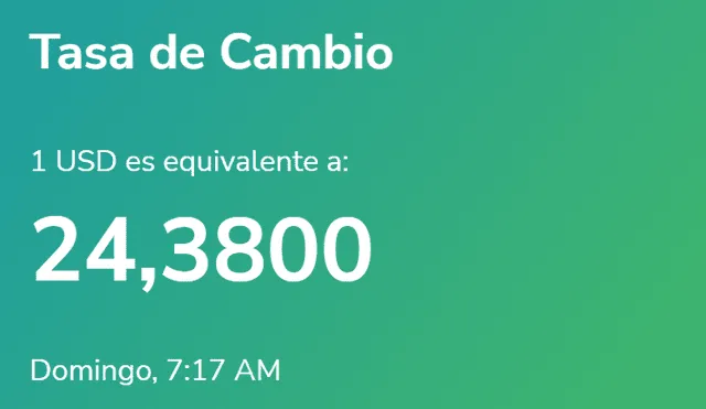  Yummy Dólar: precio del dólar en Venezuela hoy, domingo 26 de febrero. Foto: yummy-dolar.web.app<br>  