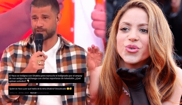 Internautas defienden a Shakira de los comentarios de Yaco Eskenazi. Foto: composición LR/América TV/El País