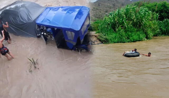 Precipitaciones pusieron en jaque a las regiones del norte. Foto: composición LR