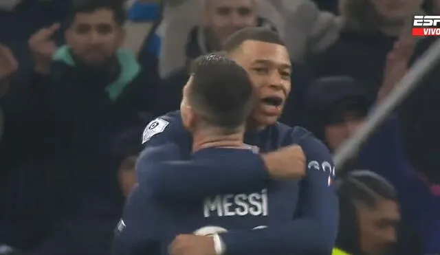 Messi y Mbappé son los máximos goleadores del PSG en la temporada. FOTO: ESPN