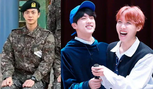 Jin tiene 30 años cumplidos, mientras J-Hope entra al servicio militar con 29. Foto: composición LR/Naver/BIGHIT