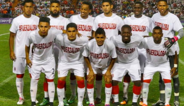 La selección peruana en el debut de Ricardo Gareca. Foto: difusión