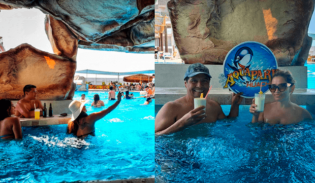 Conoce este bar acuático en el norte chico de Lima. Foto: Composición LR/ Aquapark/Facebook