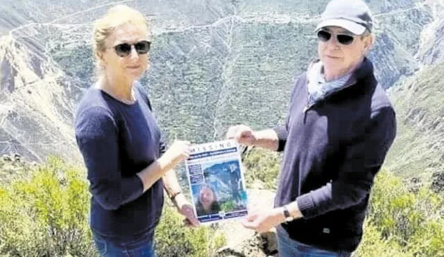 Recomendaciones. Padres de Natacha, piden a las autoridades, señalizar el Colca. La plaquita puesta en su honor. Foto: La República