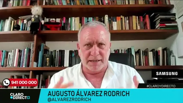 Augusto Álvarez Rodrich en "Claro y directo". Foto: captura LR+