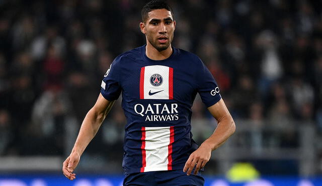 Achraf Hakimi llegó al PSG en el 2021. Foto: AFP