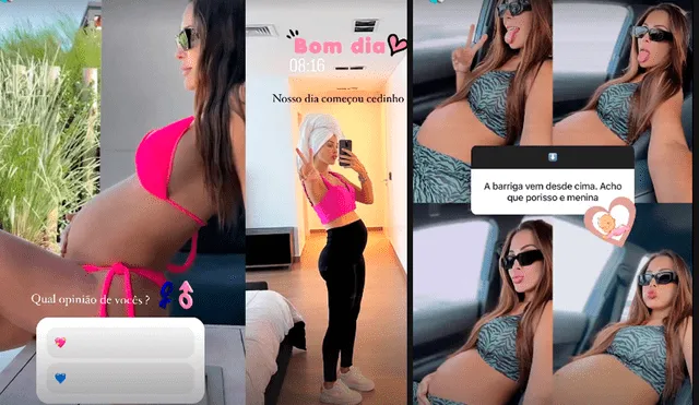 Ana Paula Consorte ya exhibe su embarazo a través de redes sociales. Foto: composición LR/Ana Paula Consorte/Instagram
