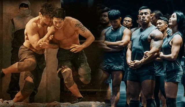 "Physical: 100", un show surcoreano de Netflix en el que los participantes se someten a pruebas fitness y de ejercicio extremas. Foto: composición LR/Netflix