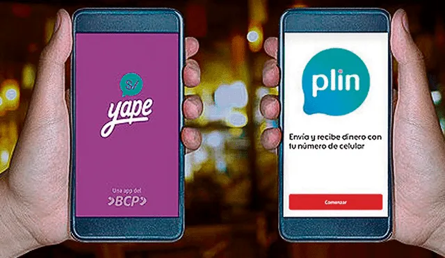 Billeteras digitales. Más de 12 millones de usuarios ya vienen utilizando Yape o Plin. Foto: difusión