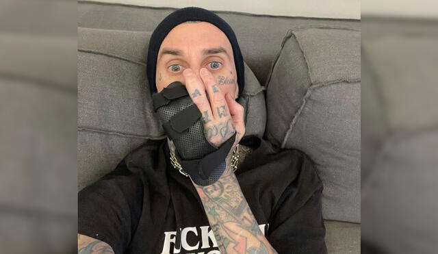 Travis Barker sufrió una lesión en el dedo mientras ensayaba con Blink-182 para gira internacional. Foto: captura LR/travisbarker/Instagram