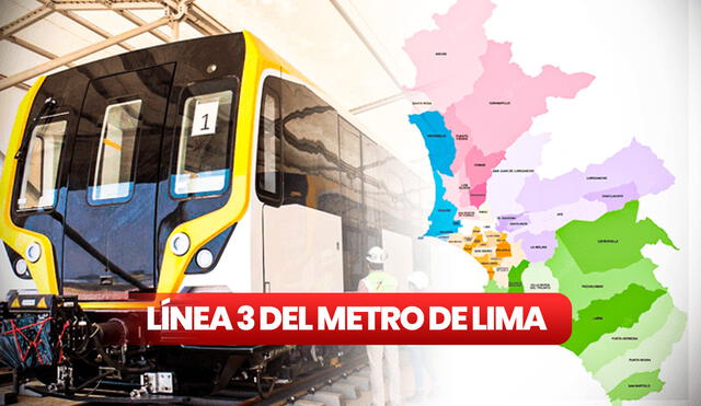 La Línea 3 del Metro de Lima busca beneficiar a más de 2 millones de pasajeros. Foto: composición de Gerson Cardoso/La República