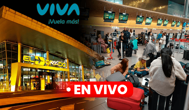 Sigue todas las incidencias en el aeropuerto El Dorado, Bogotá, por los vuelos de Viva Air Colombia. Foto: composición LR/Volavi