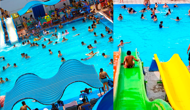 Las diversas piscinas en Lima Norte abren sus puertas para todas las personas que quieran afrontar el calor del verano. Foto: composición LR/Laguna Azul/Puma Club