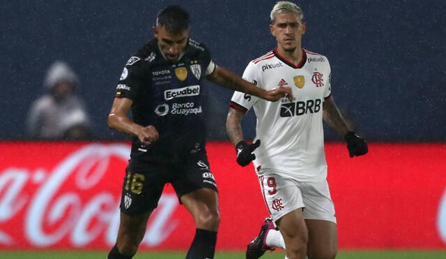 Independiente del Valle ganó 1-0 en la ida a Flamengo. Foto: EFE
