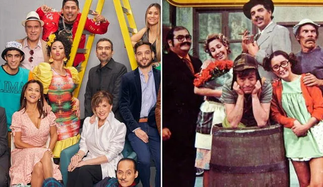 "Al fondo hay sitio" y "El Chavo del 8" son 2 de las series más vistas en sus países de origen, ya que tienen cifras muy similares. Foto: composición LR/América TV/El Universo