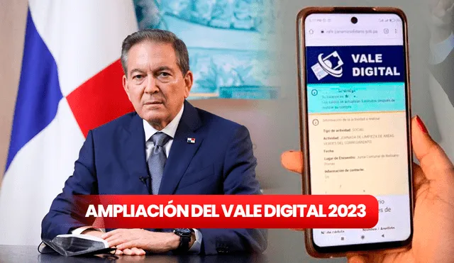 'Nito' Cortizo anunció la ampliación de los pagos del Vale Digital 2023 a través de sus redes sociales. Foto: Composición LR/Bloomberg