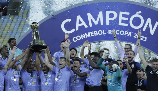 Independiente del Valle consigue por primera vez en su historia la Recopa Sudamericana. Foto: Independiente del Valle