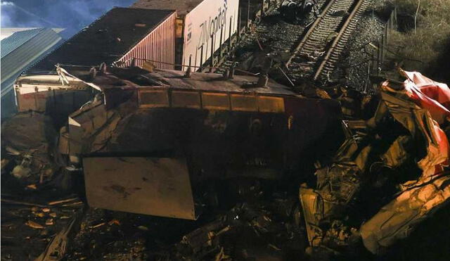 Según los medios de comunicación de Grecia, la razón de este accidente habría sido el exceso de velocidad de ambos trenes. Foto: captura LR/RTVE