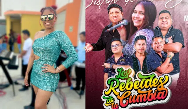 Azucena anunció su retiro de Los Rebeldes de la Cumbia. Foto: composición LR/ Azucena Calvay-Instagram/ Los Rebeldes de la Cumbia