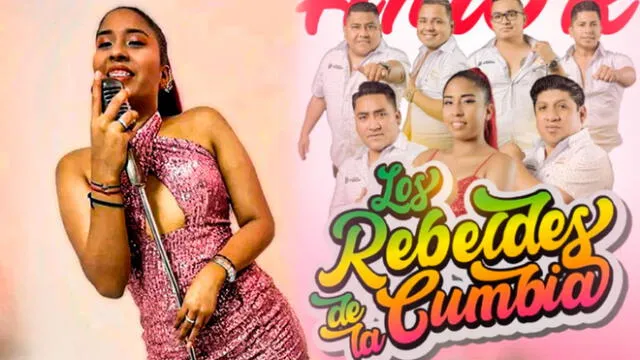 Azucena Calvay agradeció a los dueños Los Rebeldes de la Cumbia por la oportunidad. Foto: composición LR/Instagram