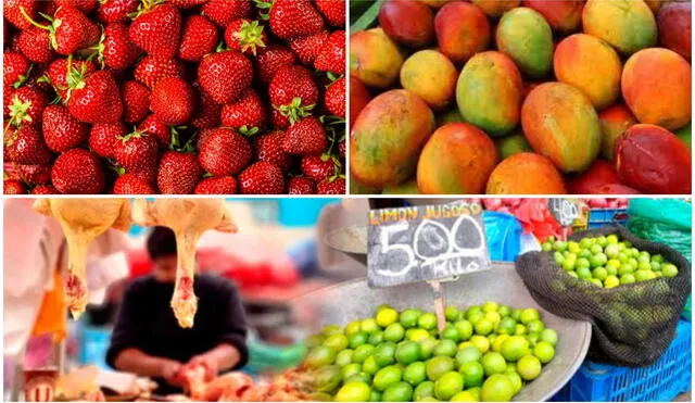 Fresa, mango y papa saca son algunos de los productos que más subieron su tasación en febrero. Foto: composición LR/Shutterstock