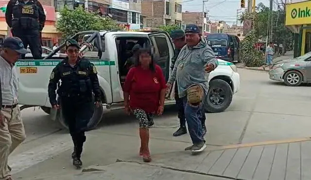 Una labor de inteligencia logró la captura de la mujer. Foto: captura video/difusión