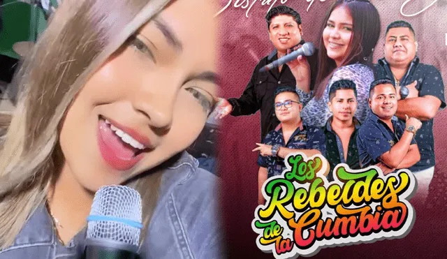 Estrella Feijoó regresa a los Rebeldes de la cumbia. Foto: composición LR/Estrella Feijoó/TikTok/Los rebeldes de la cumbia/Facebook