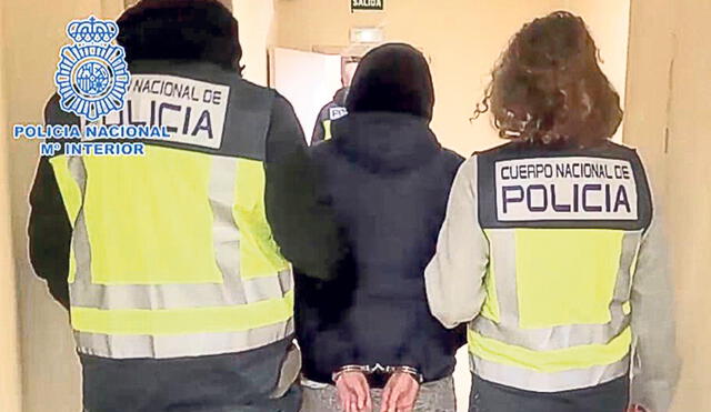 Fue arrestada. Pamela Cabanillas se había convertido en una de las mujeres más buscadas. Foto: difusión