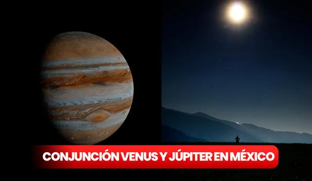 Revisa AQUÍ la fecha y hora en la que se podrá observar la conjunción de Venus y Júpiter en México. Foto: composición LR/ Pexels
