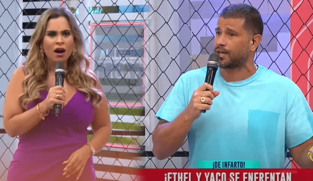 Yaco Eskenazi desmiente en vivo a Ethel Pozo. Foto: captura de América Televisión