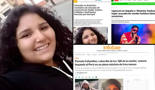 Hasta 8 años podría pasar en la cárcel Pamela Cabanillas por estafar a más de 7.000 personas. Foto: composición LR/captura de RT/Infobae/El País