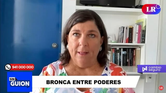 Rosa María Palacios, en "Sin Guion", sobre reacción de Patricia Benavides ante denuncia de la JNJ. Foto: captura LR+/Vídeo: LR+