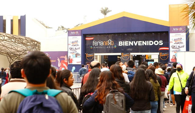 Usuarios que se registren en la web de la feria podrán ingresar de manera directa. Foto: Nexo Inmobiliario