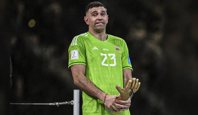 Emiliano 'Dibu' Martínez ha ganado la Copa América, la Finalissima y el Mundial Qatar 2022 con Argentina. Foto: AFP