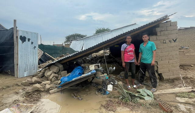 Las lluvias han destruido viviendas y hay damnificados. Foto: La República