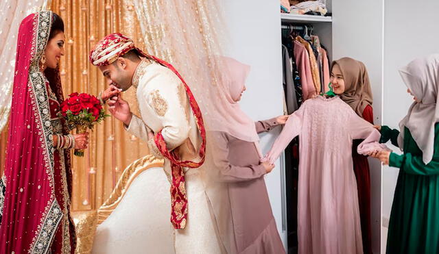 Según el Islam, los hombres musulmanes tienen la opción de casarse con cuatro mujeres como máximo. Foto: composición LR/Freepik/Enfemenino