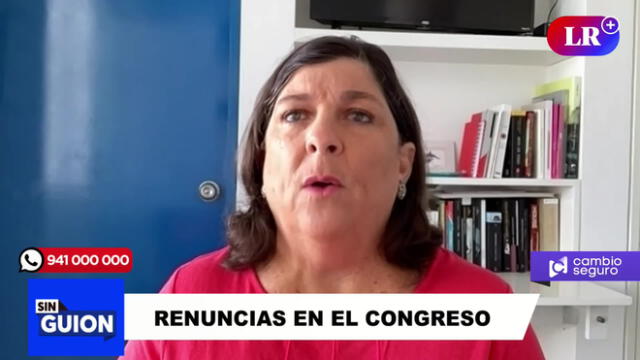 Rosa María Palacios, en "Sin guion", se refirió a la renuncia de José Cevasco. Foto: captura LR+/Video: LR+