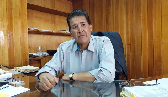 Alcalde de la Municipalidad Provincial de San Román-Juliaca, Oscar Cáceres, dijo que no recibirá a Dina Boluarte en la comuna. Foto: Liubomir Fernández/URPI-LR.