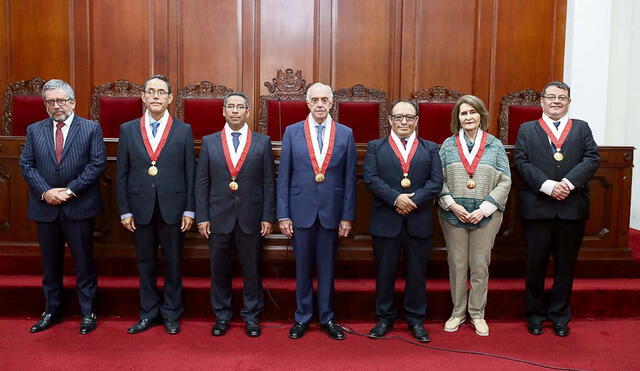 Argumento. Los magistrados del Tribunal Constitucional argumentan más allá de lo que establece la Constitución de 1993. Foto: difusión